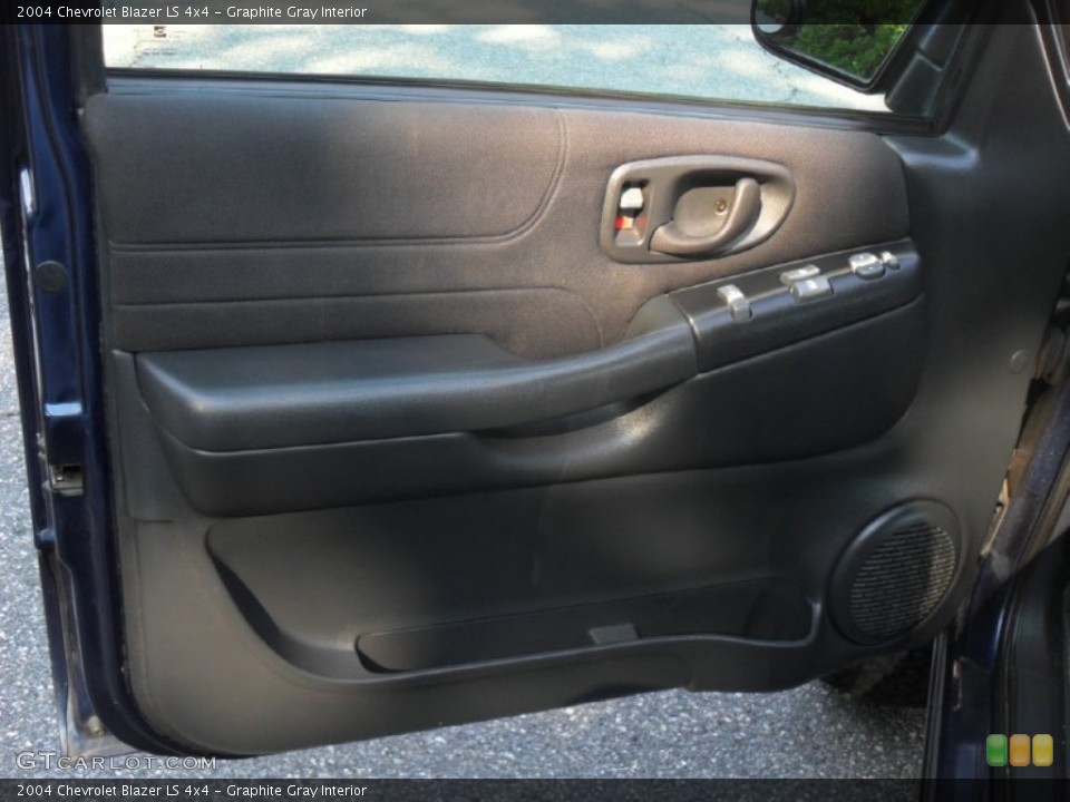 Graphite Gray Interior Door Panel for the 2004 Chevrolet Blazer LS 4x4 #52988488