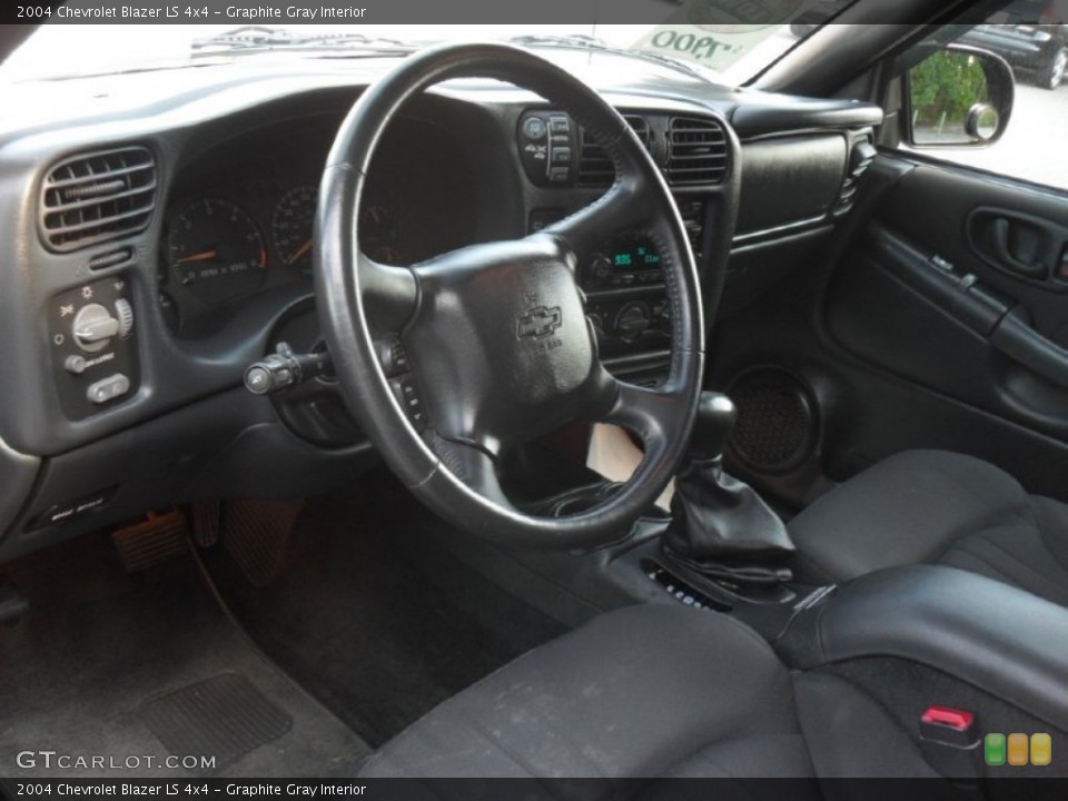 Graphite Gray 2004 Chevrolet Blazer Interiors