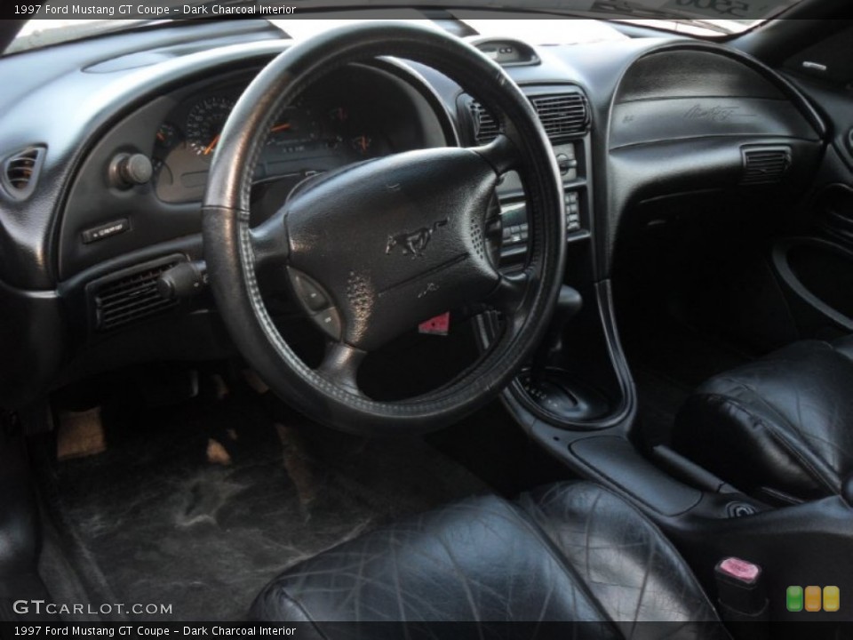 Dark Charcoal Interior Prime Interior for the 1997 Ford Mustang GT Coupe #52989391