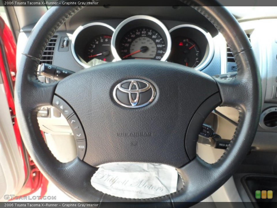 Graphite Gray Interior Steering Wheel for the 2006 Toyota Tacoma X-Runner #52990213
