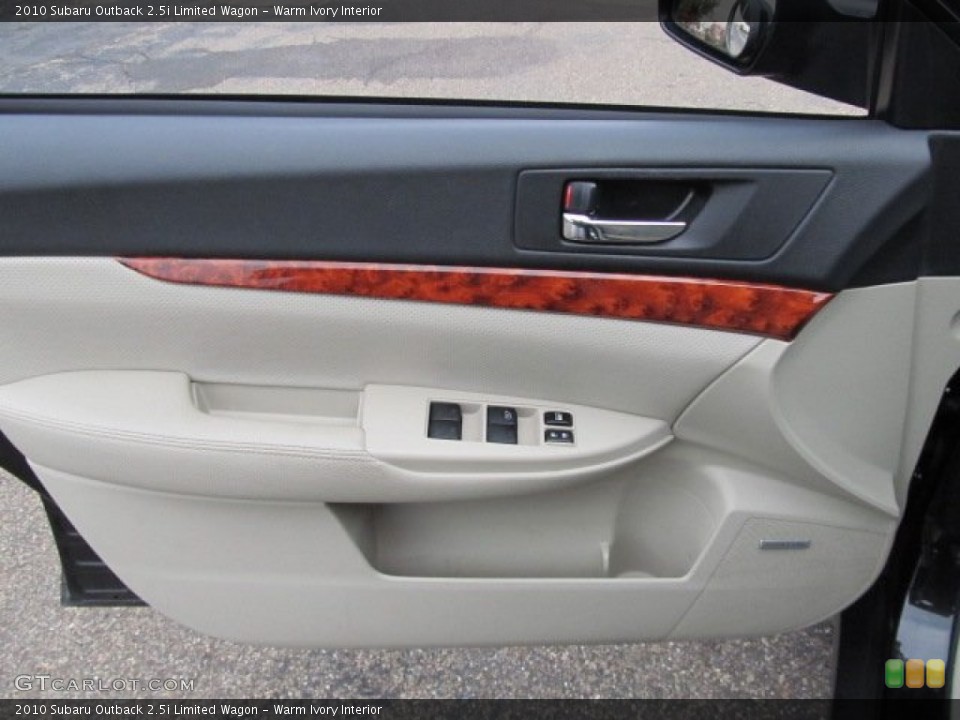 Warm Ivory Interior Door Panel for the 2010 Subaru Outback 2.5i Limited Wagon #52992691