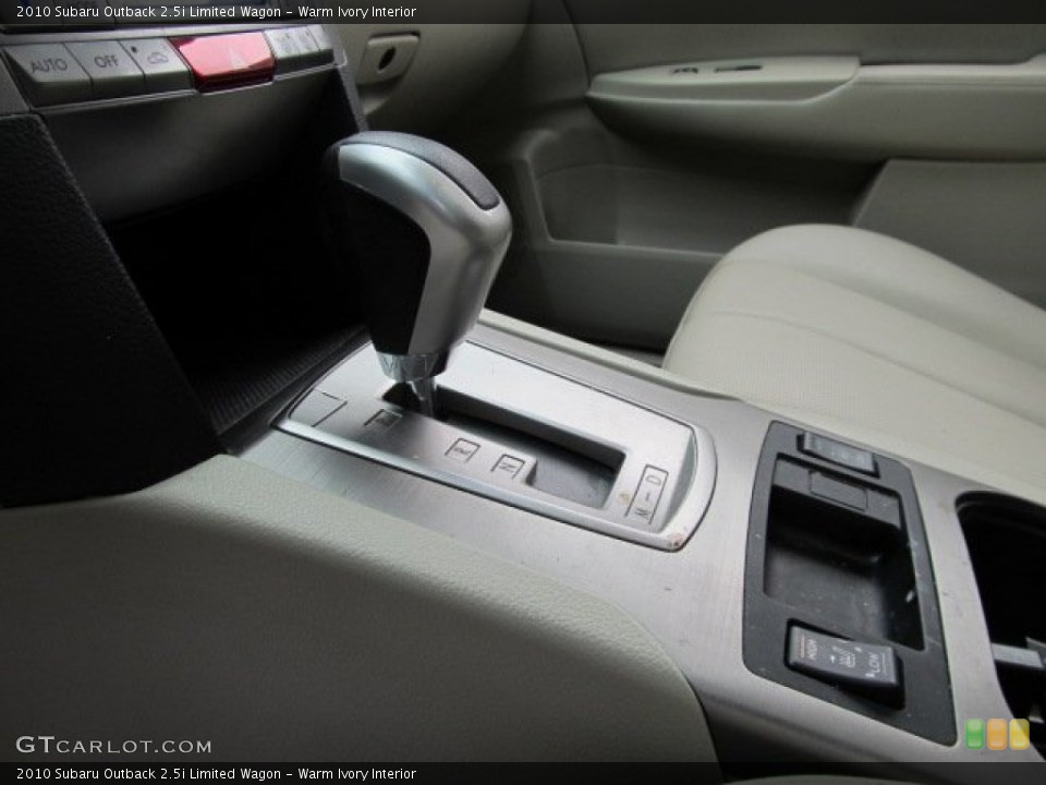 Warm Ivory Interior Transmission for the 2010 Subaru Outback 2.5i Limited Wagon #52992724