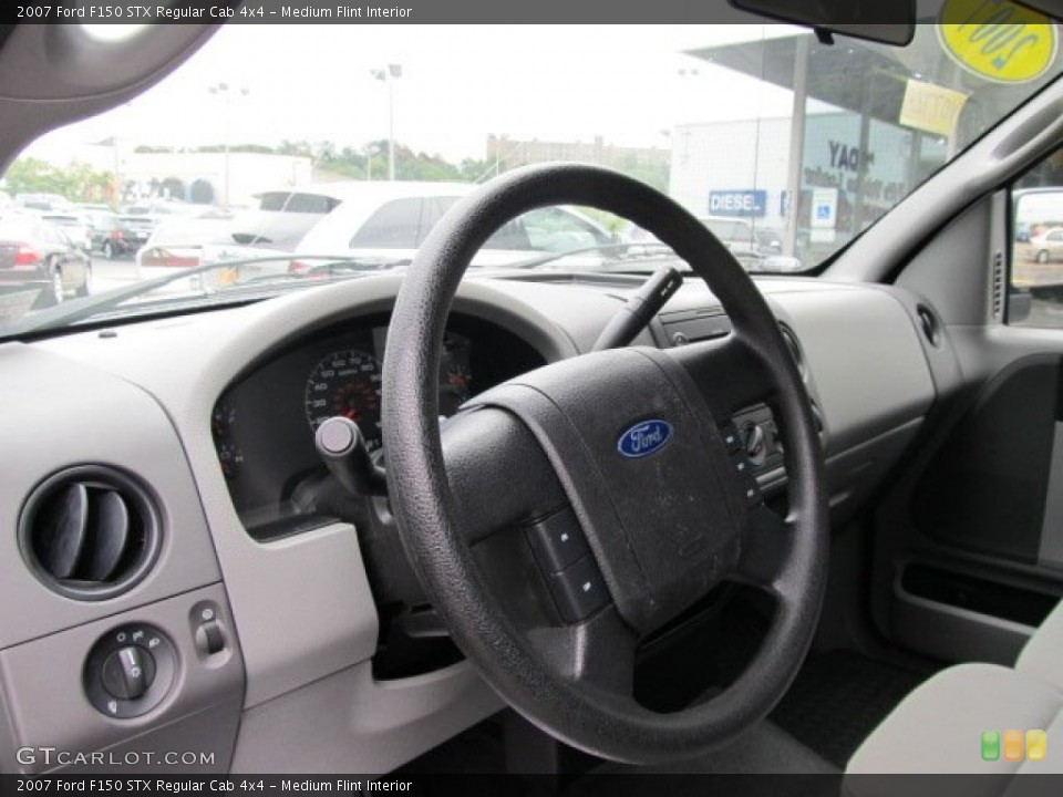 Medium Flint Interior Steering Wheel for the 2007 Ford F150 STX Regular Cab 4x4 #52992922