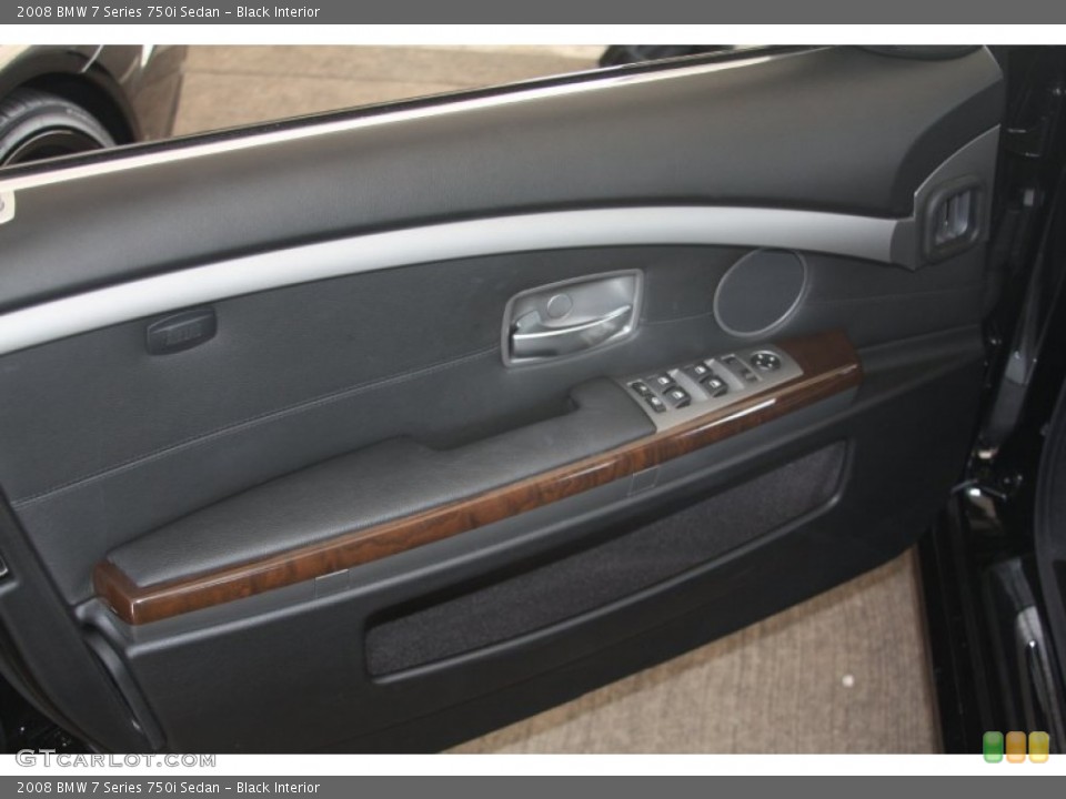 Black Interior Door Panel for the 2008 BMW 7 Series 750i Sedan #52993891