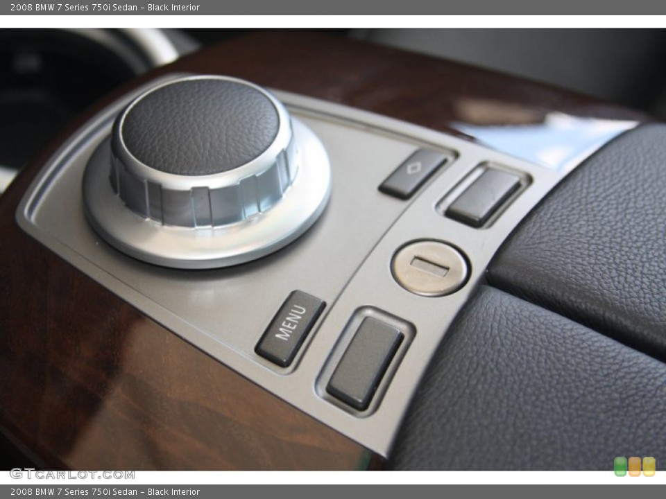 Black Interior Controls for the 2008 BMW 7 Series 750i Sedan #52994017