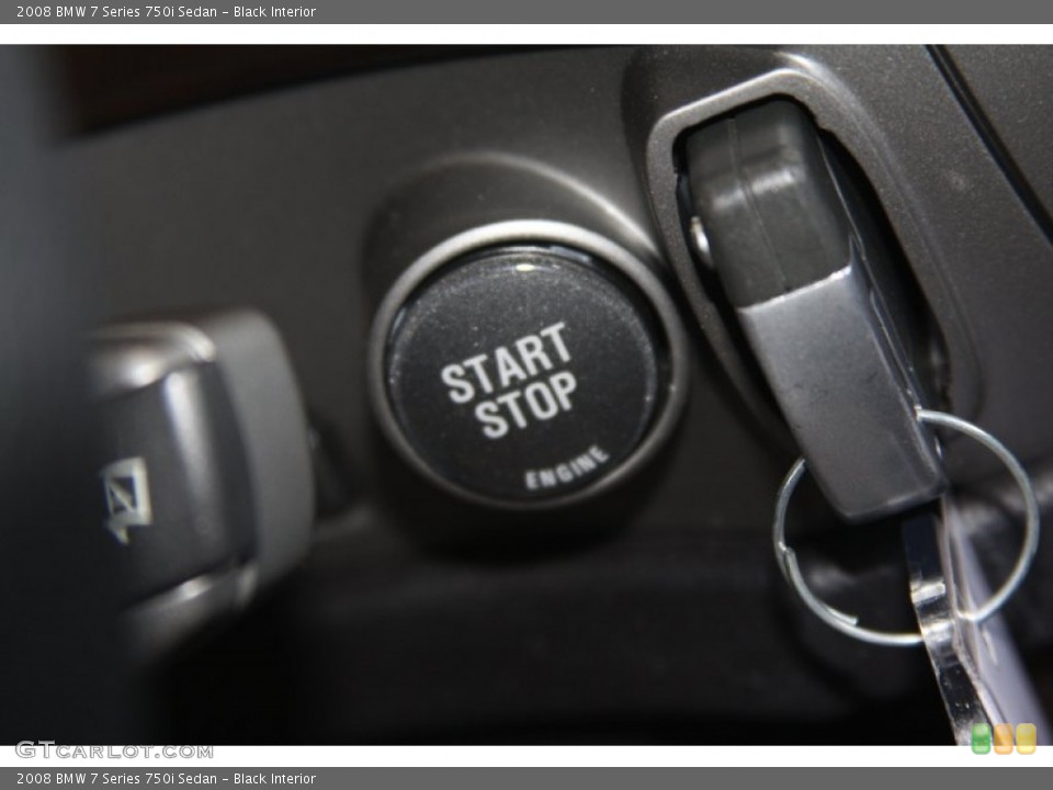 Black Interior Controls for the 2008 BMW 7 Series 750i Sedan #52994032