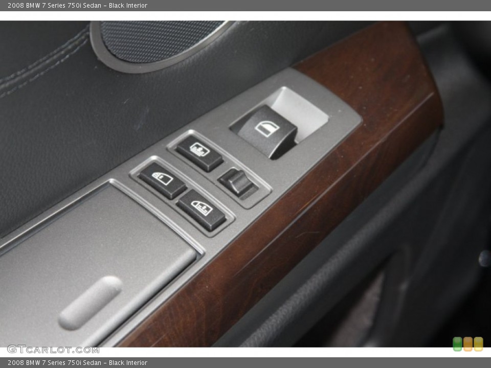 Black Interior Controls for the 2008 BMW 7 Series 750i Sedan #52994125