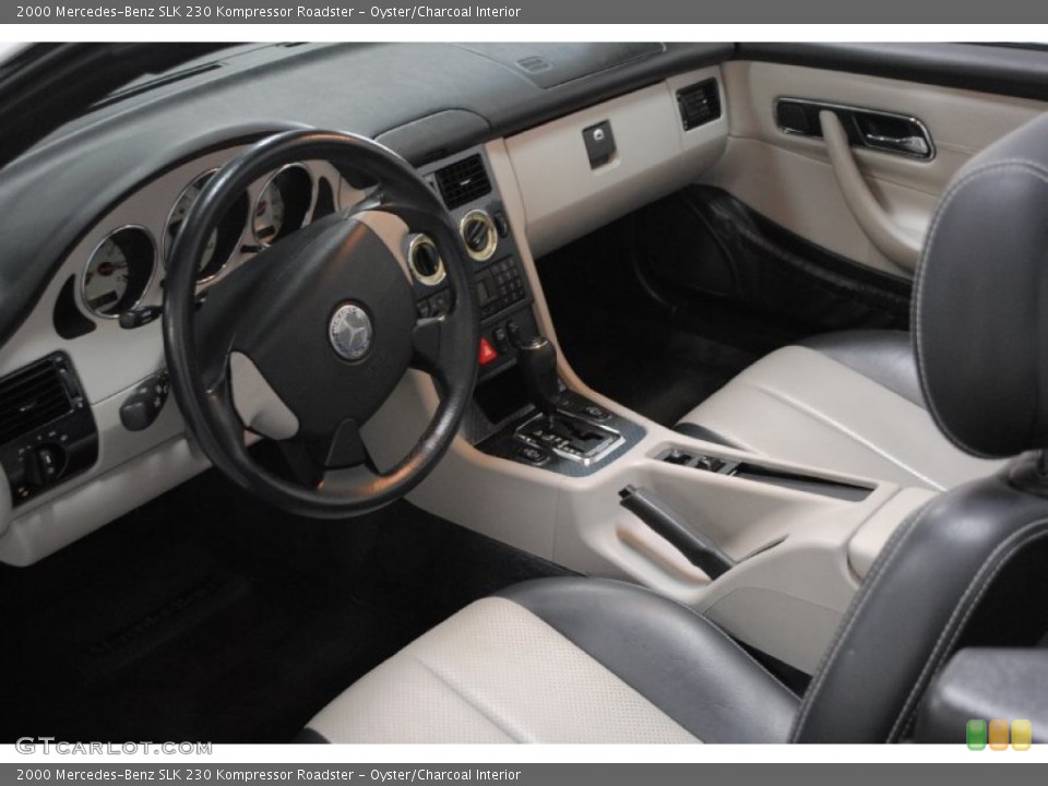 Oyster/Charcoal Interior Photo for the 2000 Mercedes-Benz SLK 230 Kompressor Roadster #52997032