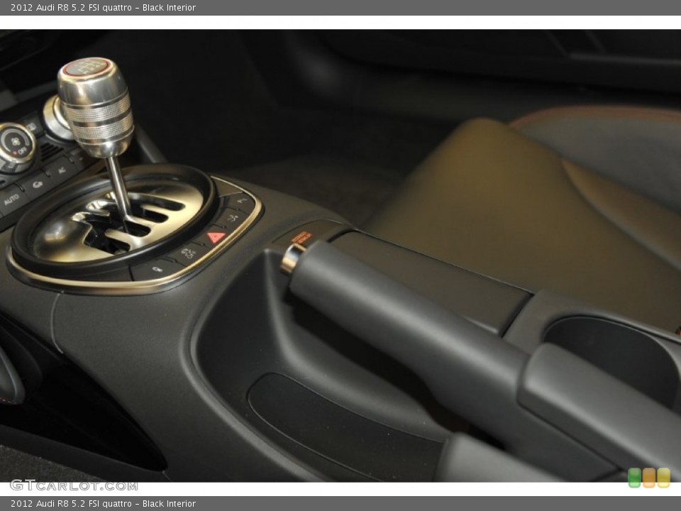 Black Interior Transmission for the 2012 Audi R8 5.2 FSI quattro #52997725