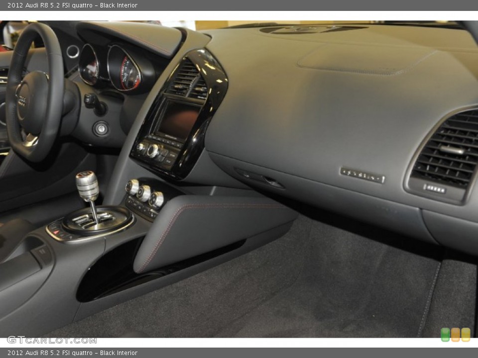 Black Interior Dashboard for the 2012 Audi R8 5.2 FSI quattro #52997953
