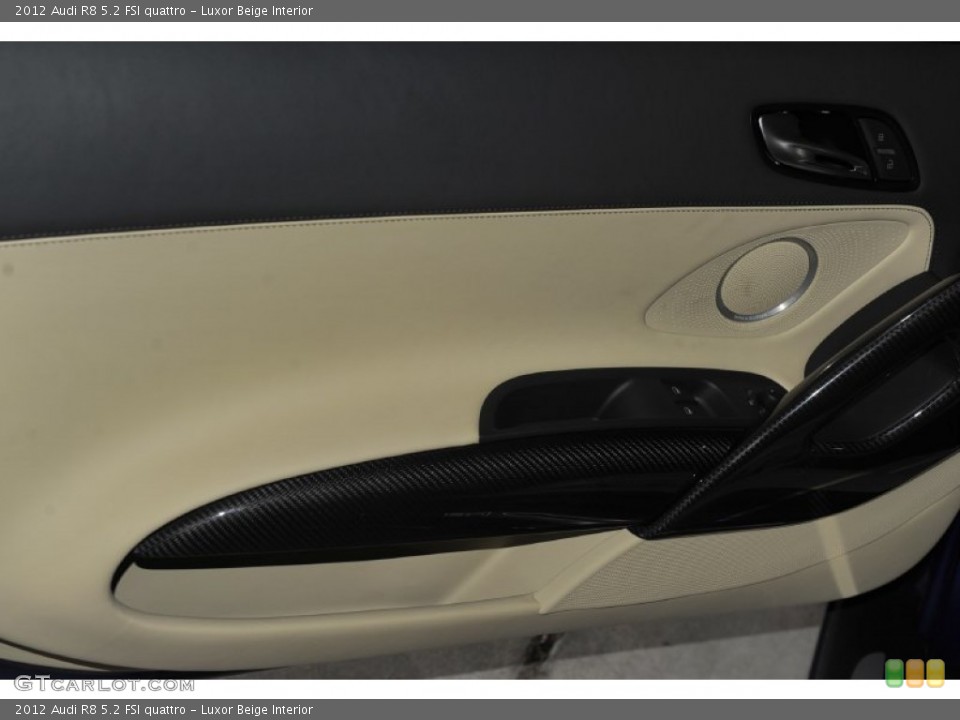 Luxor Beige Interior Door Panel for the 2012 Audi R8 5.2 FSI quattro #52998124
