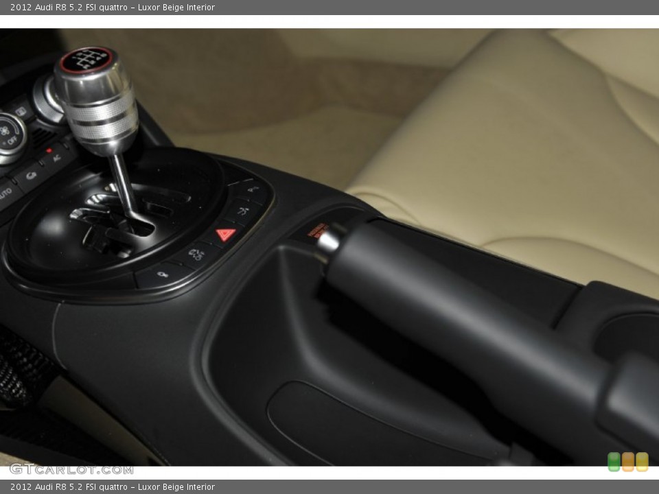 Luxor Beige Interior Transmission for the 2012 Audi R8 5.2 FSI quattro #52998202