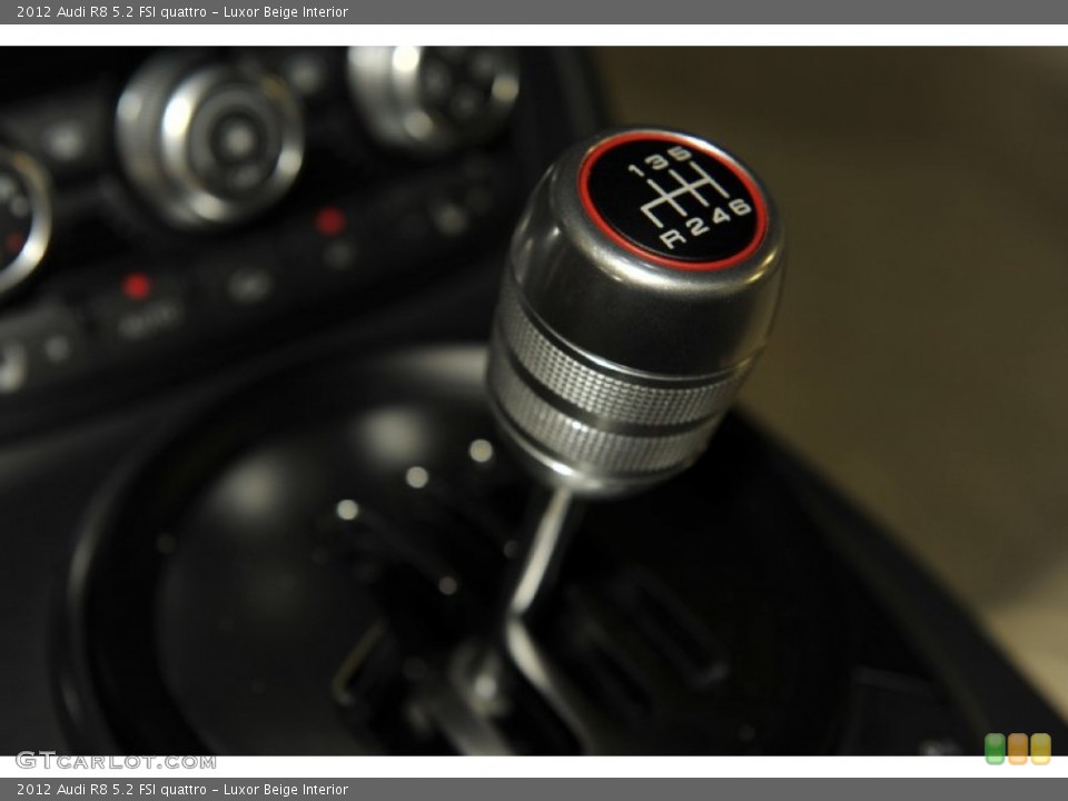 Luxor Beige Interior Transmission for the 2012 Audi R8 5.2 FSI quattro #52998253