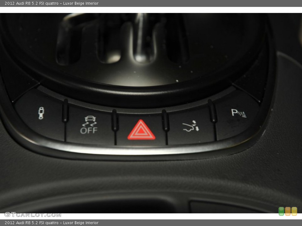 Luxor Beige Interior Controls for the 2012 Audi R8 5.2 FSI quattro #52998268