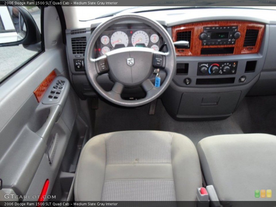 Medium Slate Gray Interior Dashboard for the 2006 Dodge Ram 1500 SLT Quad Cab #52999060