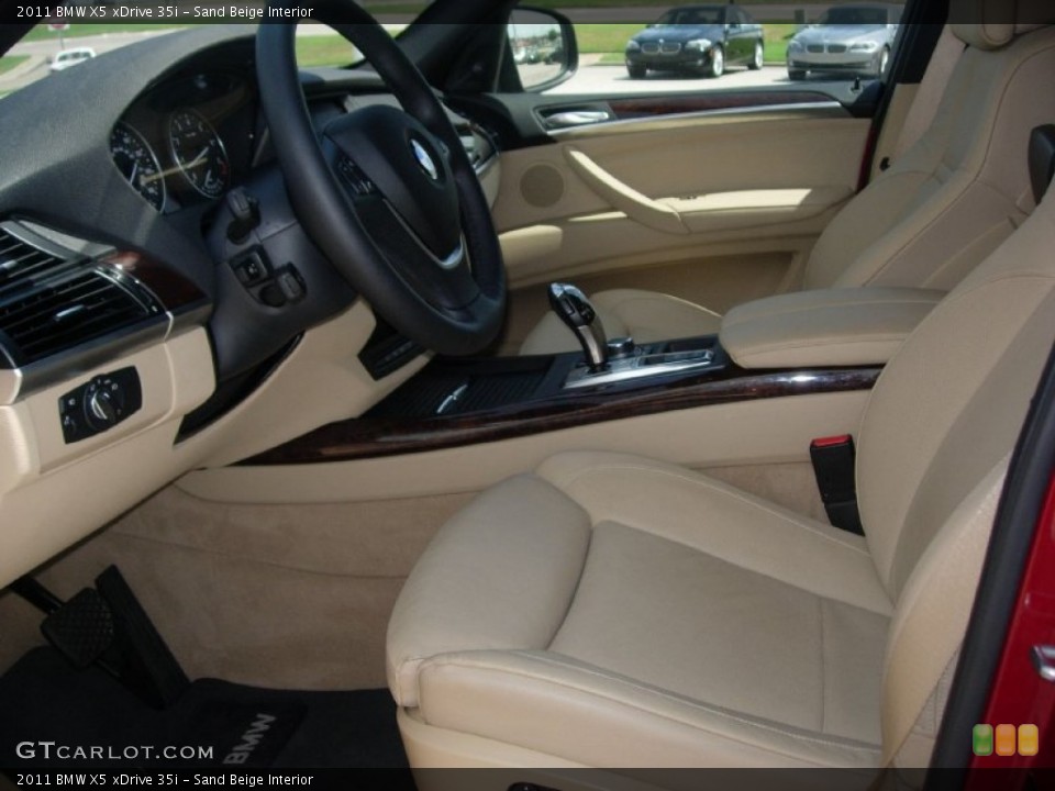 Sand Beige Interior Photo for the 2011 BMW X5 xDrive 35i #52999246