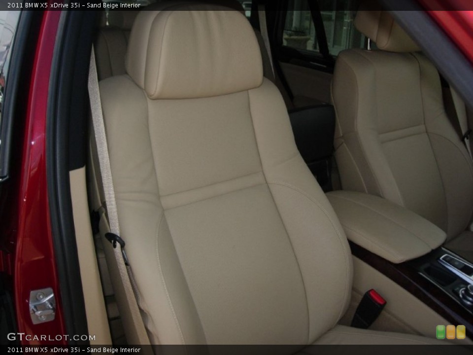 Sand Beige Interior Photo for the 2011 BMW X5 xDrive 35i #52999321