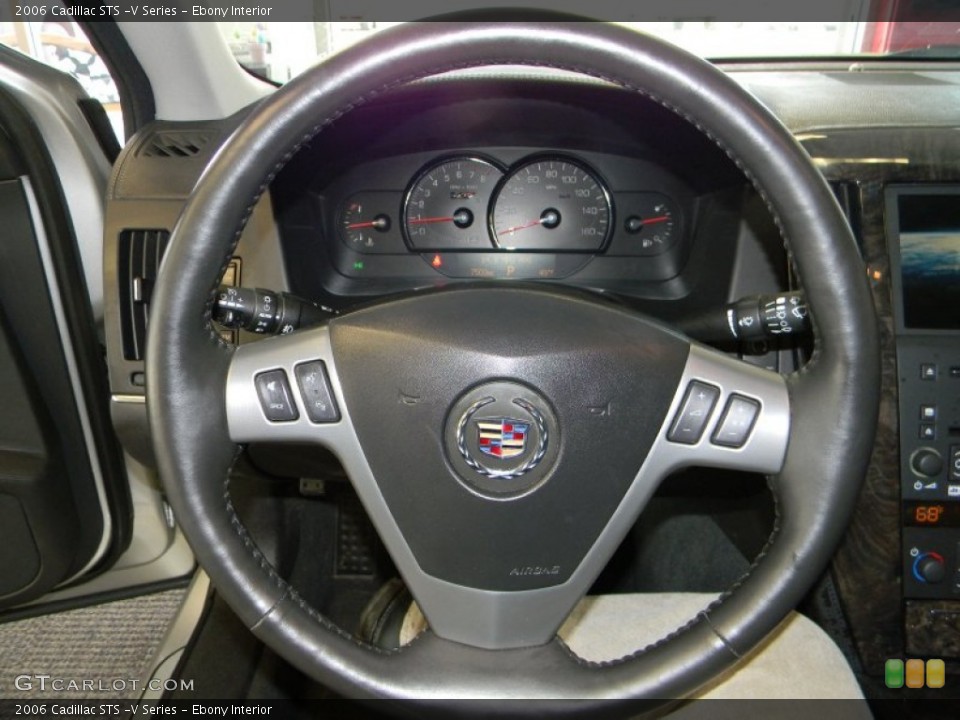 Ebony Interior Steering Wheel for the 2006 Cadillac STS -V Series #53000095
