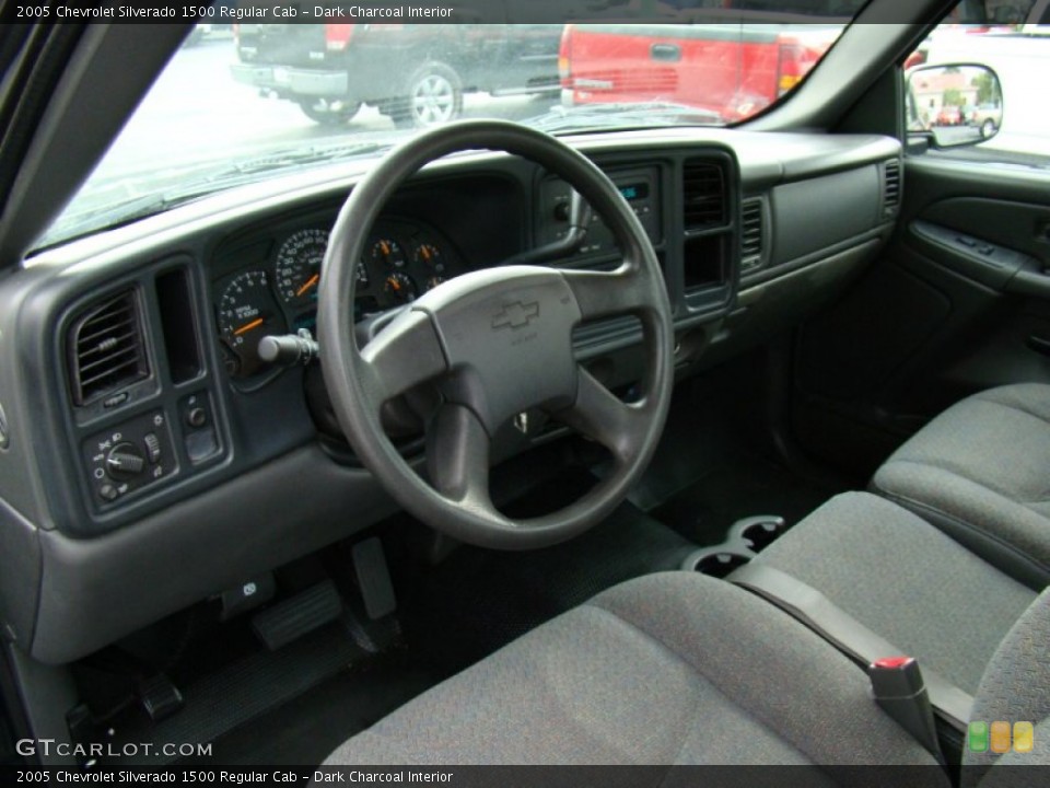 Dark Charcoal Interior Prime Interior for the 2005 Chevrolet Silverado 1500 Regular Cab #53000227