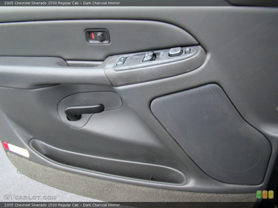 Dark Charcoal Interior Door Panel for the 2005 Chevrolet Silverado 1500 Regular Cab #53000239