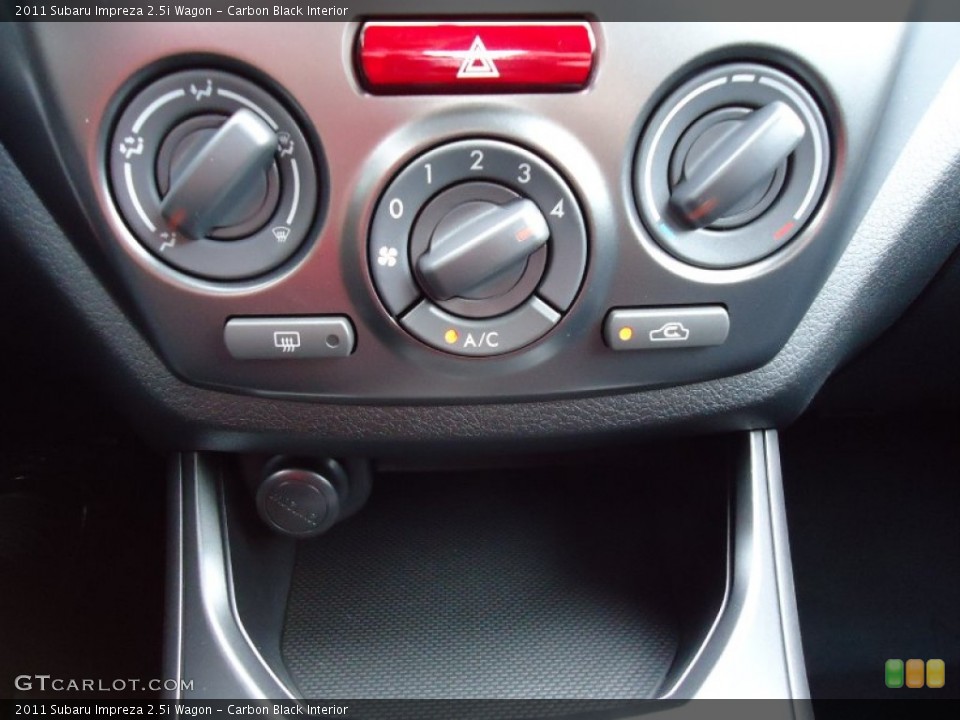 Carbon Black Interior Controls for the 2011 Subaru Impreza 2.5i Wagon #53000446