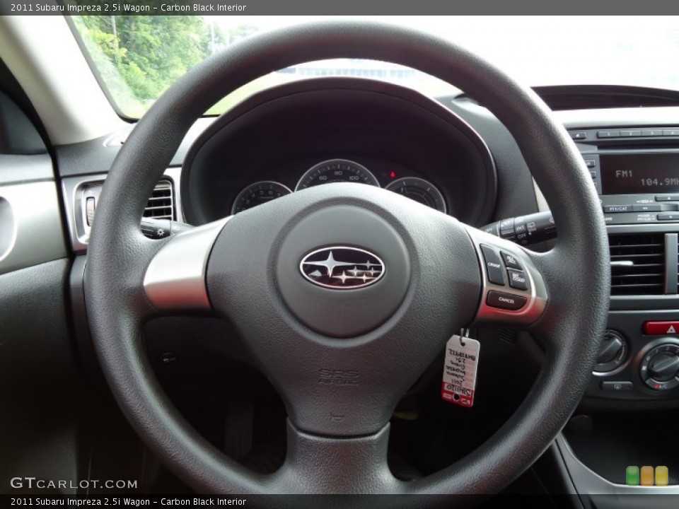 Carbon Black Interior Steering Wheel for the 2011 Subaru Impreza 2.5i Wagon #53001016