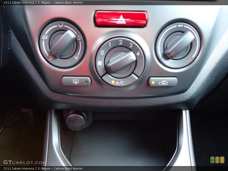 Carbon Black Interior Controls for the 2011 Subaru Impreza 2.5i Wagon #53001052