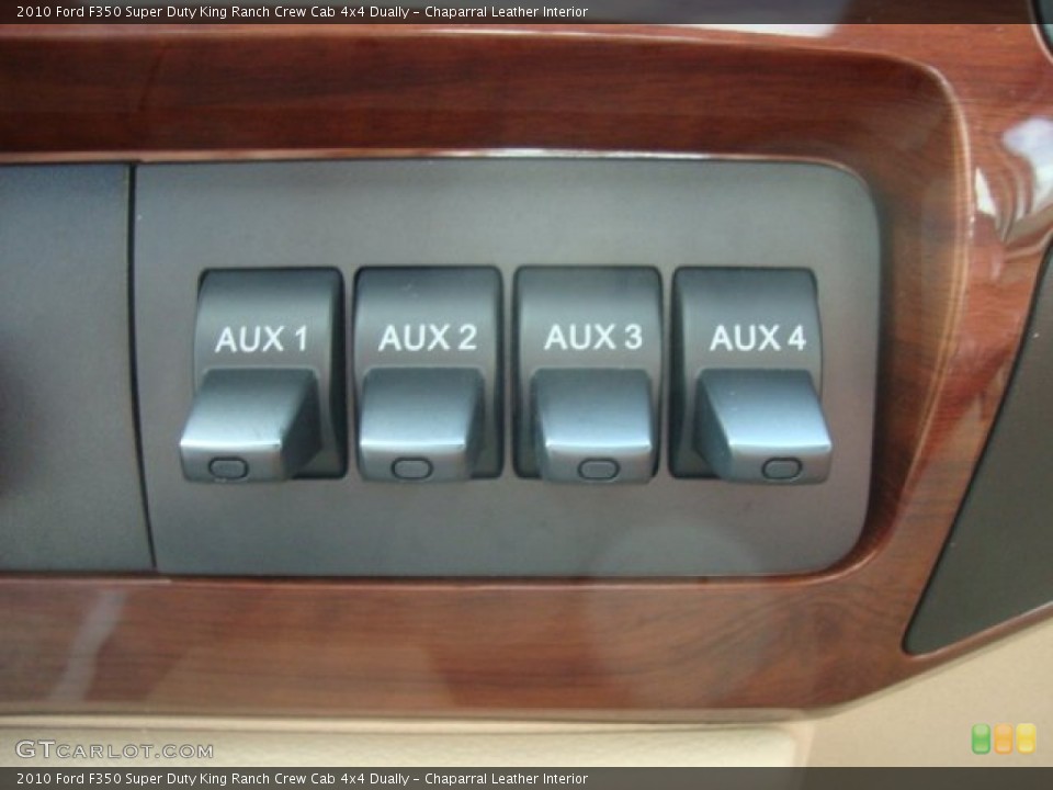 Chaparral Leather Interior Controls for the 2010 Ford F350 Super Duty King Ranch Crew Cab 4x4 Dually #53002405