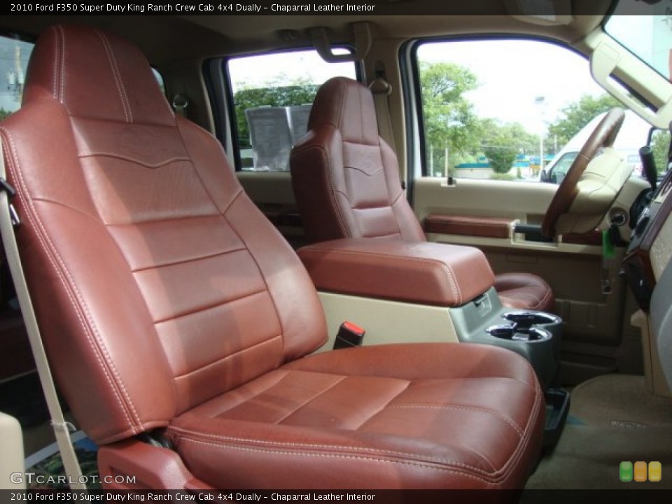 Chaparral Leather Interior Photo for the 2010 Ford F350 Super Duty King Ranch Crew Cab 4x4 Dually #53002450