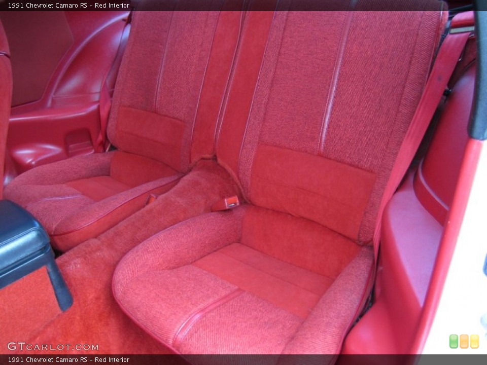 Red 1991 Chevrolet Camaro Interiors