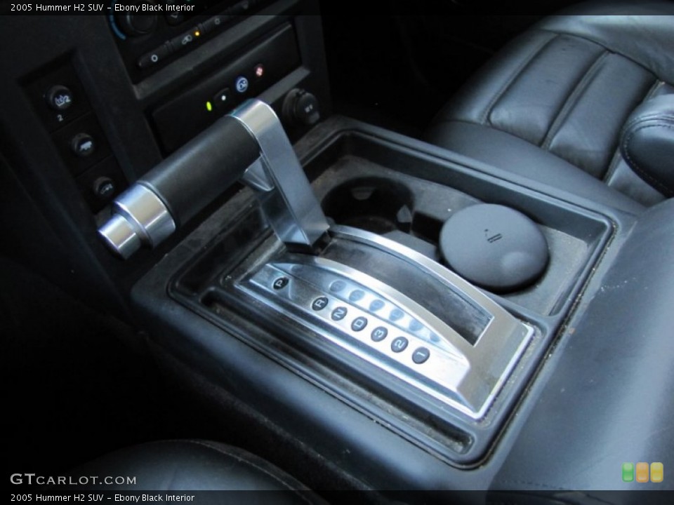 Ebony Black Interior Transmission for the 2005 Hummer H2 SUV #53003833