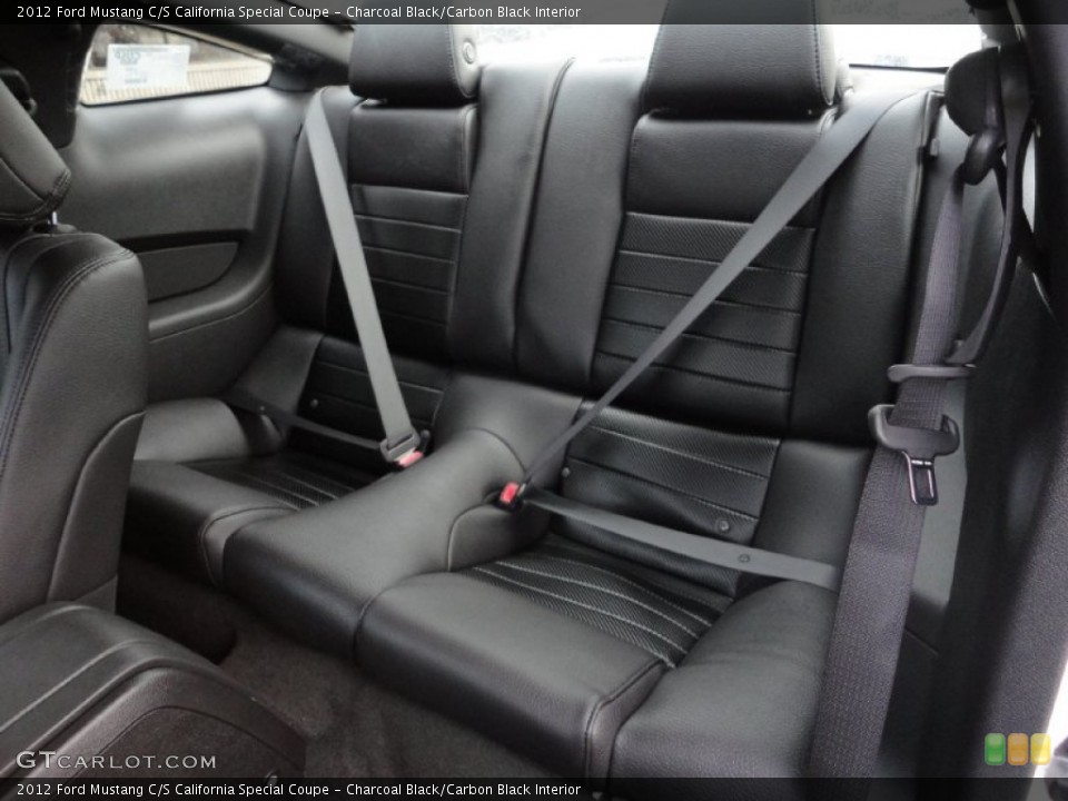 Charcoal Black/Carbon Black Interior Photo for the 2012 Ford Mustang C/S California Special Coupe #53004037