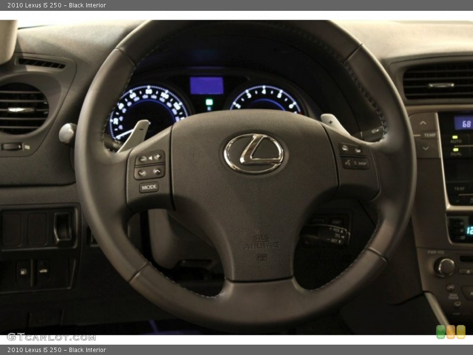 Black Interior Steering Wheel for the 2010 Lexus IS 250 #53005916