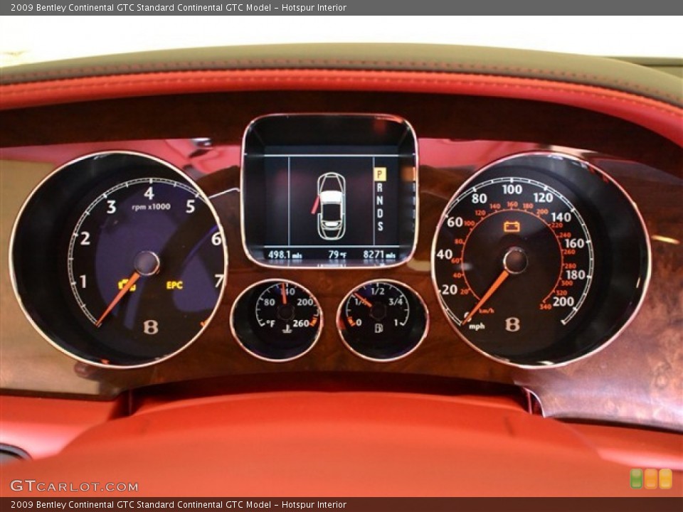 Hotspur Interior Gauges for the 2009 Bentley Continental GTC  #53006036