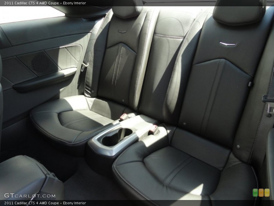 Ebony Interior Photo for the 2011 Cadillac CTS 4 AWD Coupe #53006546