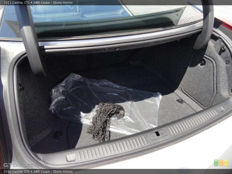 Ebony Interior Trunk for the 2011 Cadillac CTS 4 AWD Coupe #53006588