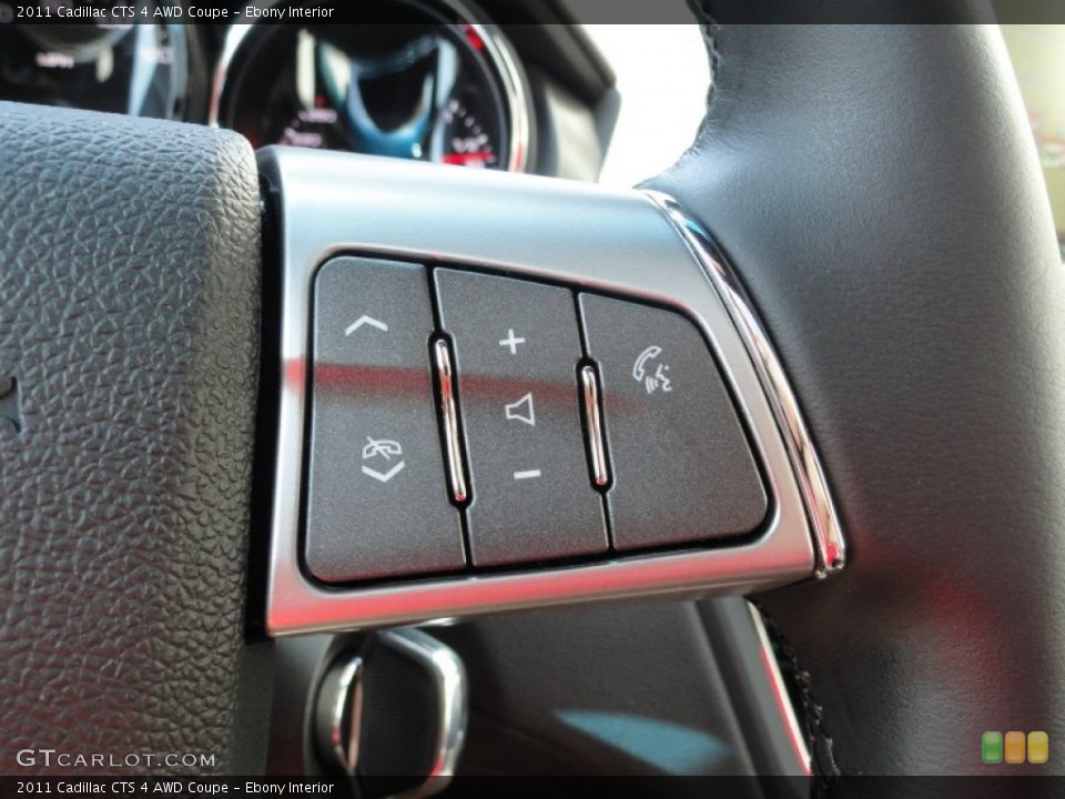 Ebony Interior Controls for the 2011 Cadillac CTS 4 AWD Coupe #53006696