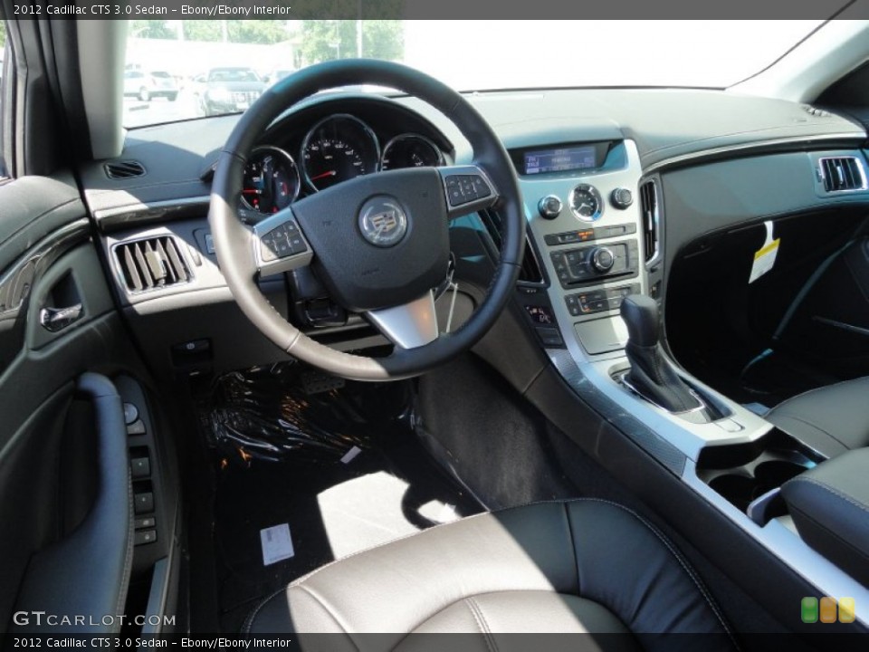 Ebony/Ebony Interior Dashboard for the 2012 Cadillac CTS 3.0 Sedan #53007479