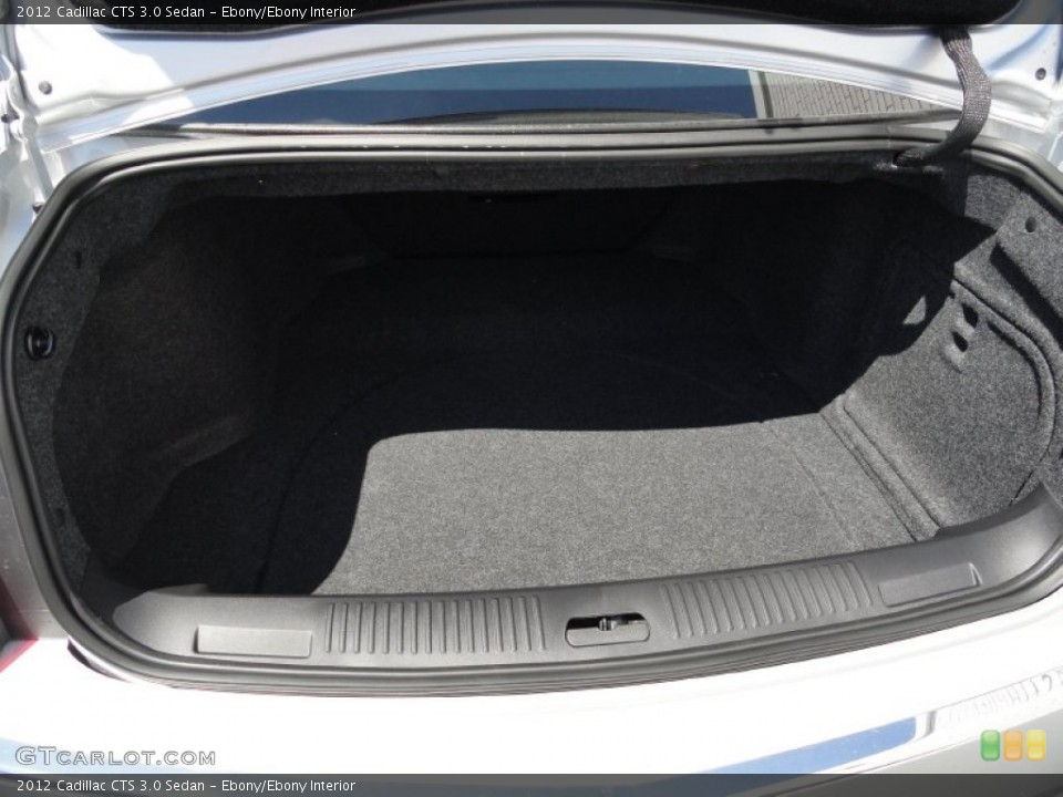 Ebony/Ebony Interior Trunk for the 2012 Cadillac CTS 3.0 Sedan #53007539