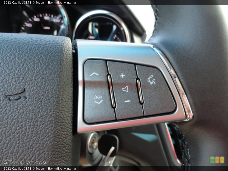 Ebony/Ebony Interior Controls for the 2012 Cadillac CTS 3.0 Sedan #53007650