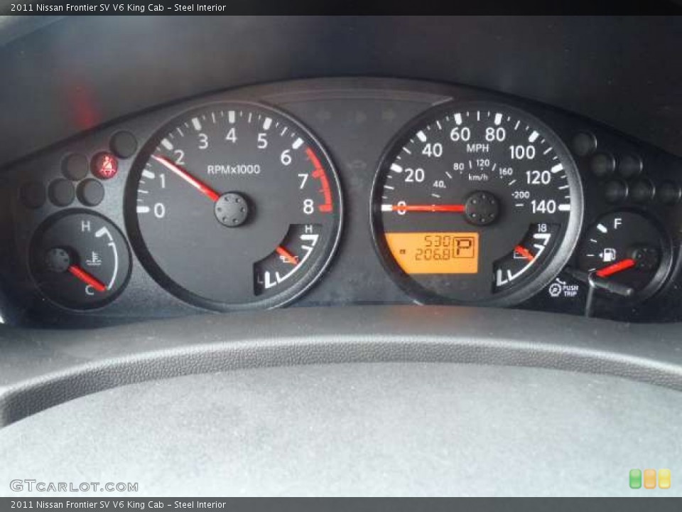 Steel Interior Gauges for the 2011 Nissan Frontier SV V6 King Cab #53007803