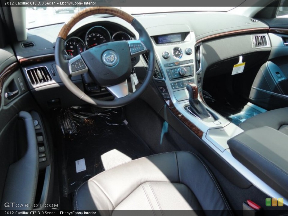 Ebony/Ebony Interior Prime Interior for the 2012 Cadillac CTS 3.0 Sedan #53007809