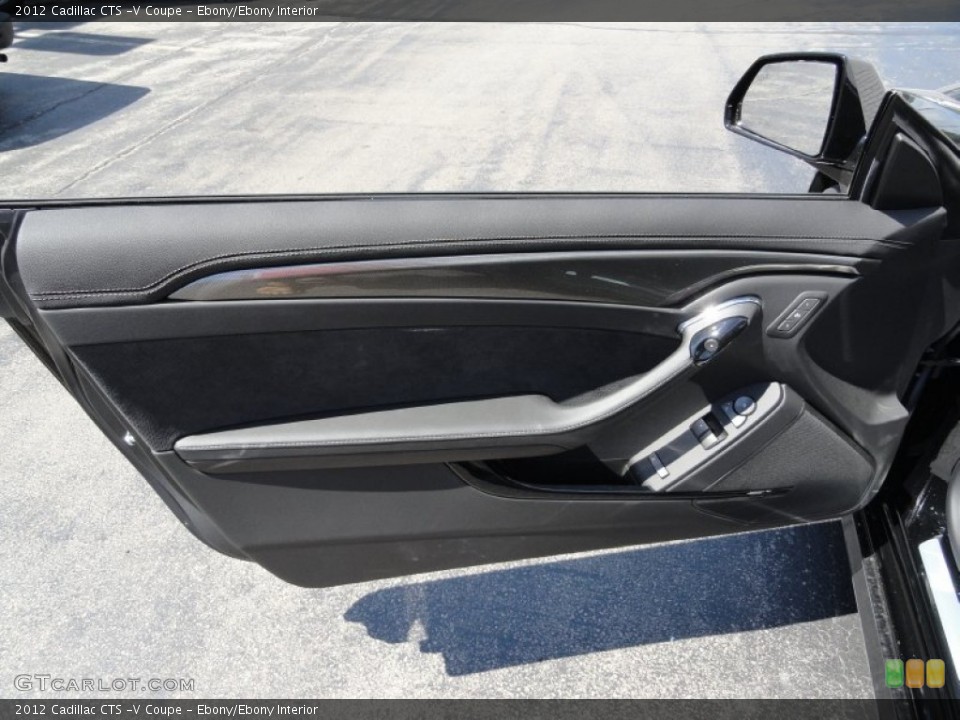 Ebony/Ebony Interior Door Panel for the 2012 Cadillac CTS -V Coupe #53008101