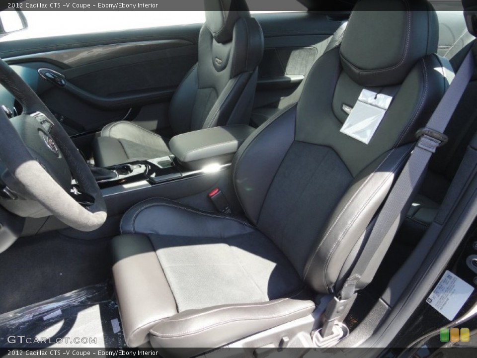 Ebony/Ebony Interior Photo for the 2012 Cadillac CTS -V Coupe #53008118