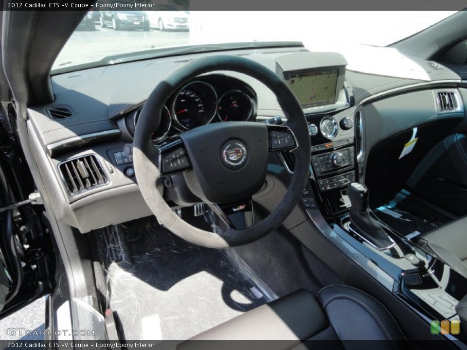 Ebony/Ebony Interior Dashboard for the 2012 Cadillac CTS -V Coupe #53008133