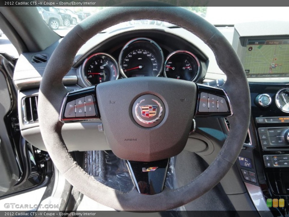 Ebony/Ebony Interior Steering Wheel for the 2012 Cadillac CTS -V Coupe #53008241