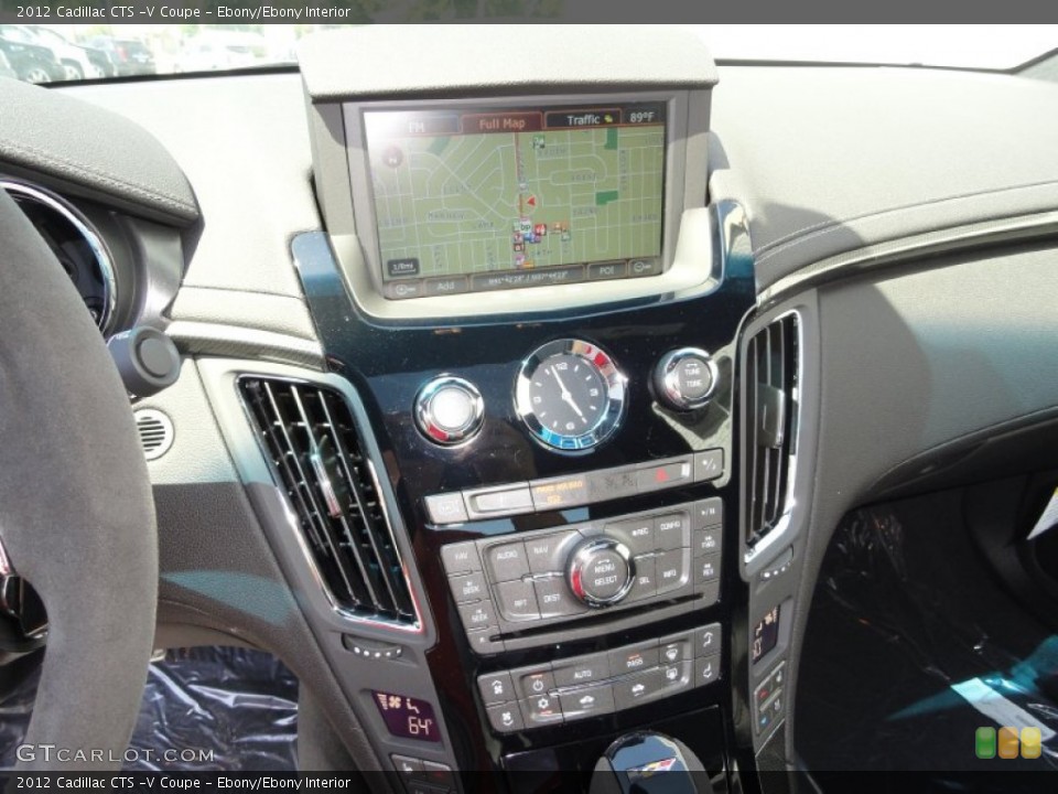 Ebony/Ebony Interior Navigation for the 2012 Cadillac CTS -V Coupe #53008271