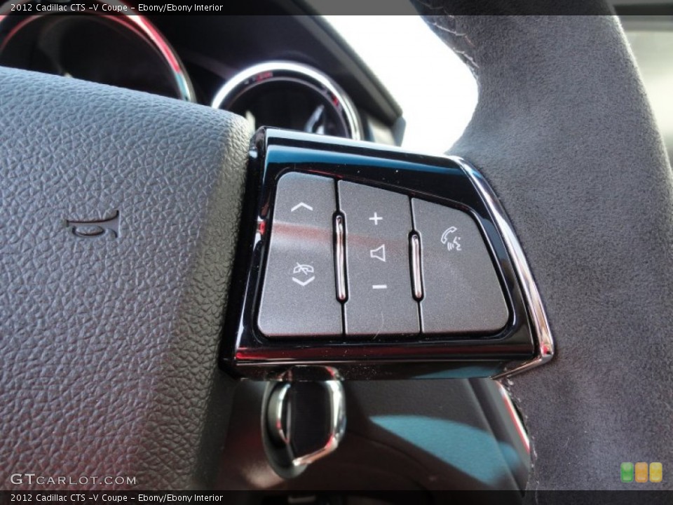 Ebony/Ebony Interior Controls for the 2012 Cadillac CTS -V Coupe #53008334