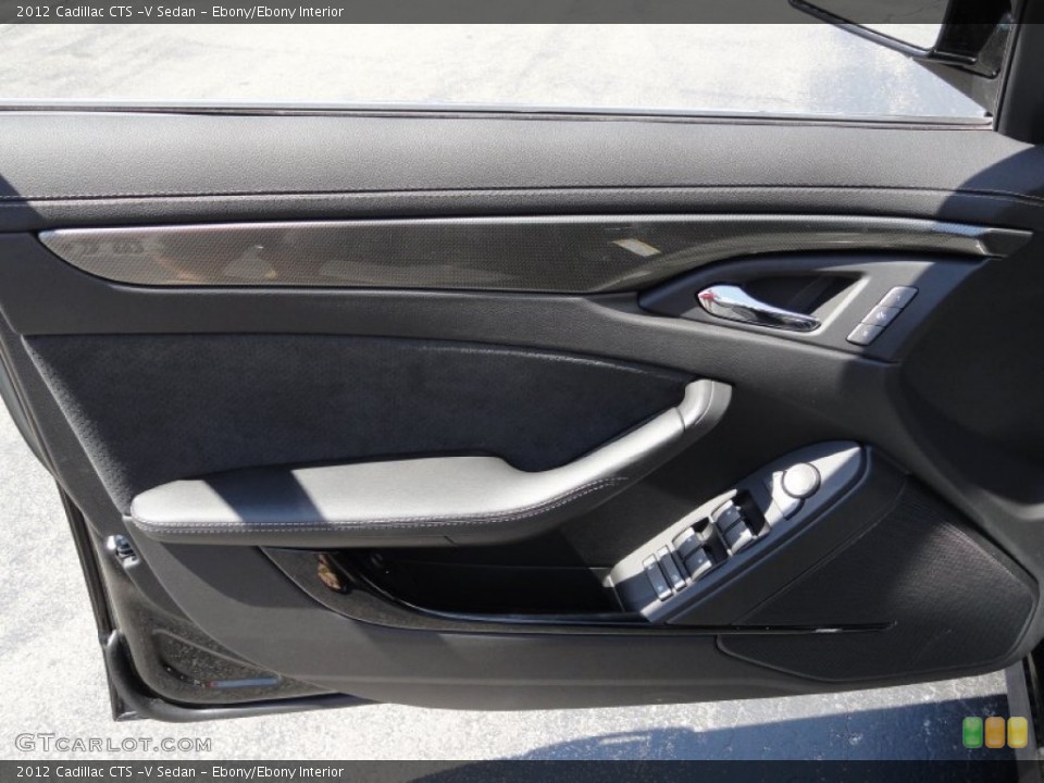 Ebony/Ebony Interior Door Panel for the 2012 Cadillac CTS -V Sedan #53008475