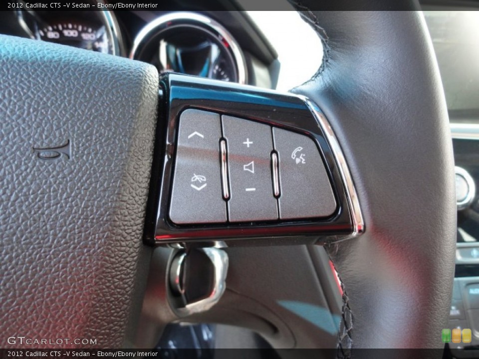 Ebony/Ebony Interior Controls for the 2012 Cadillac CTS -V Sedan #53008712